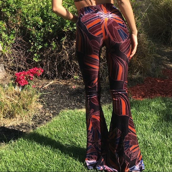 butterfly bell bottoms